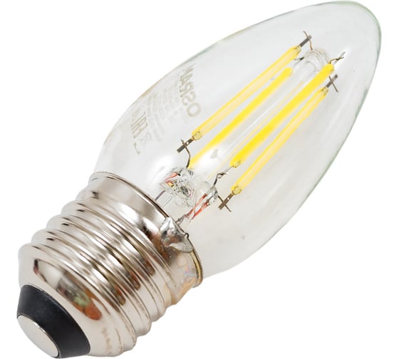 Светодиодная филаментная лампа Osram LSCLB60 5W/865 230V FILCL E27 10x1 4058075688070