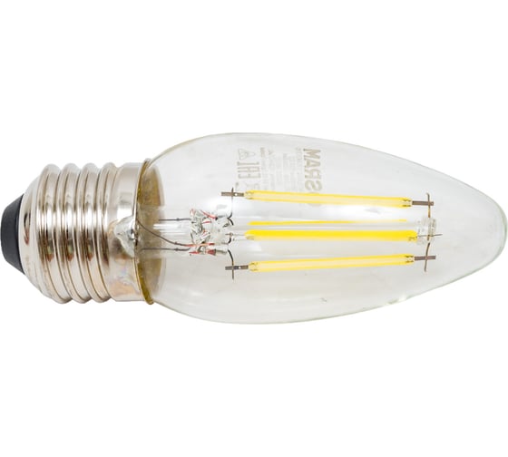 Светодиодная филаментная лампа Osram LSCLB60 5W/865 230V FILCL E27 10x1 4058075688070