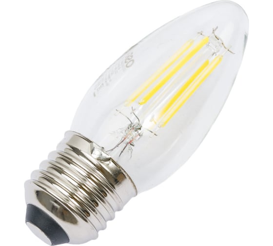 Светодиодная филаментная лампа Osram LS CLB40 4W/865 230V FILCL E2710x1 4058075688049