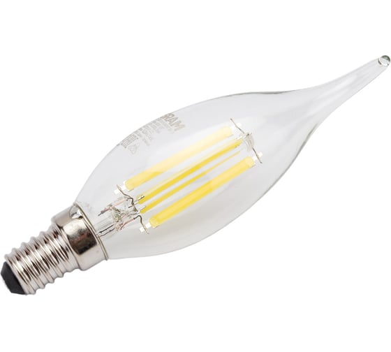 Светодиодная филаментная лампа Osram LSCLBA75 6W/865 230V FILCL E1410x1 4058075688162