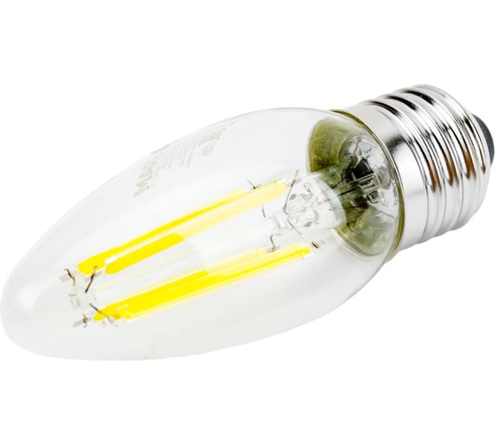 Светодиодная филаментная лампа Osram LSCLB75 6W/865 230V FILCL E27 10x1 4058075688100