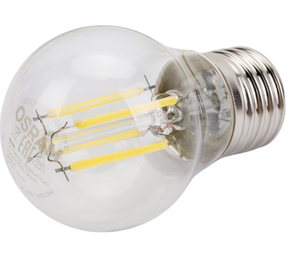 Светодиодная филаментная лампа Osram LS CLP40 4W/865 230V FILCL E2710x1 4058075688285