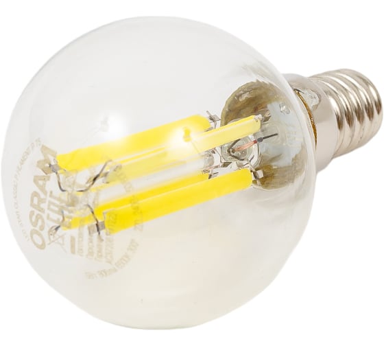 Светодиодная филаментная лампа Osram LSCLP75 6W/865 230V FILCL E14 10x1 4058075688254
