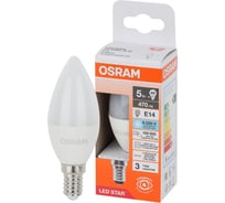 Светодиодная лампа Osram LS CLB40 5W/865 230VFR E14 10x1 4058075696112