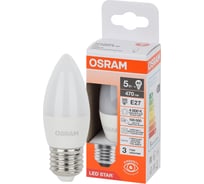 Светодиодная лампа Osram LS CLB40 5W/840 230VFR E27 10x1 4058075696891