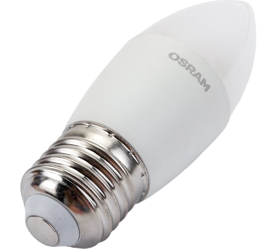 Светодиодная лампа Osram LSCLB75 9W/827 230VFR E27 10x1 4058075697041
