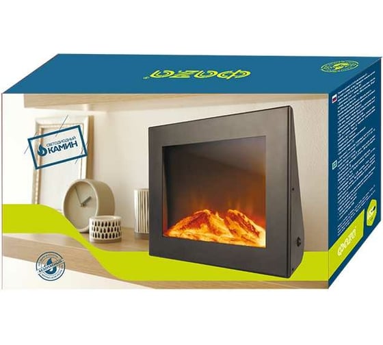 Светодиодный светильник ФАZА "Камин" FL-L34 USB IP20 343х268х145 квадрат. USB/элементы питания 3хC/LR14 (не в в компл.) 5034433
