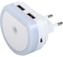 Ночник ФАZА NL-01 USB-датчик освещения 2хUSB-выход 5034716