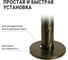 Декоративная накладка на опору TDM ELECTRIC d-60 мм, цвет бронза металлик SQ0330-0420 5