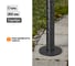 Декоративная накладка на опору TDM ELECTRIC d-60 мм, цвет серебро металлик SQ0330-0421 2