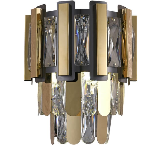 Бра HIPER 2хE14х40Вт GOLD/BLACK H171-4