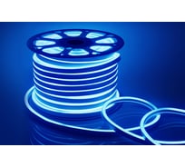 Светодиодный неон Apeyron, мини, 220В, 5,5Вт/м,smd2835,120д/м ,IP65, 8x16мм, 50м, синий / 17-35