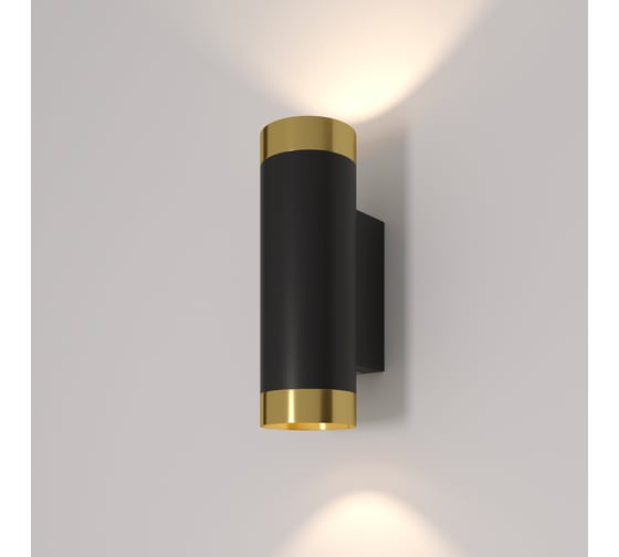 Настенный светильник Elektrostandard - Poli MRL 1016 черный - золото a058982