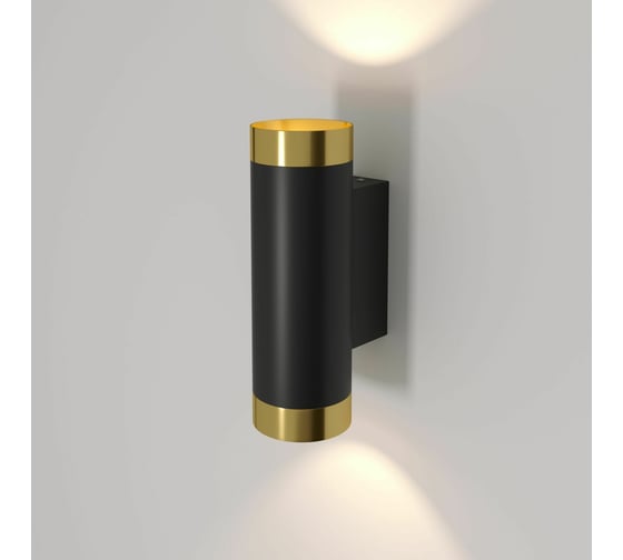 Настенный светильник Elektrostandard - Poli MRL 1016 черный - золото a058982