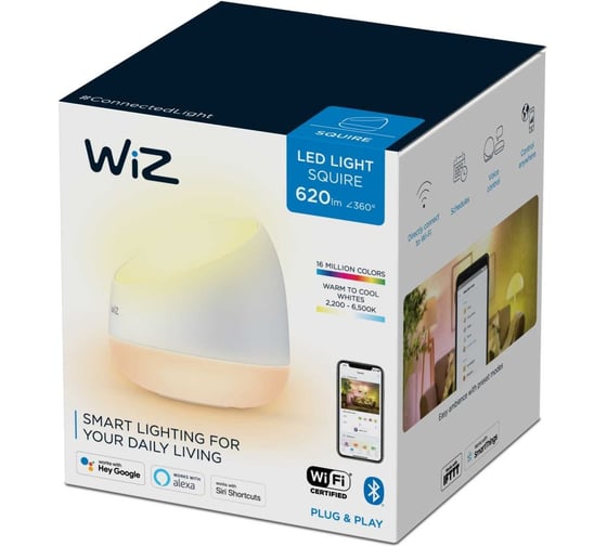 Светильник Wiz Wi-Fi BLE Portable SQUIRE RGB 929002690301