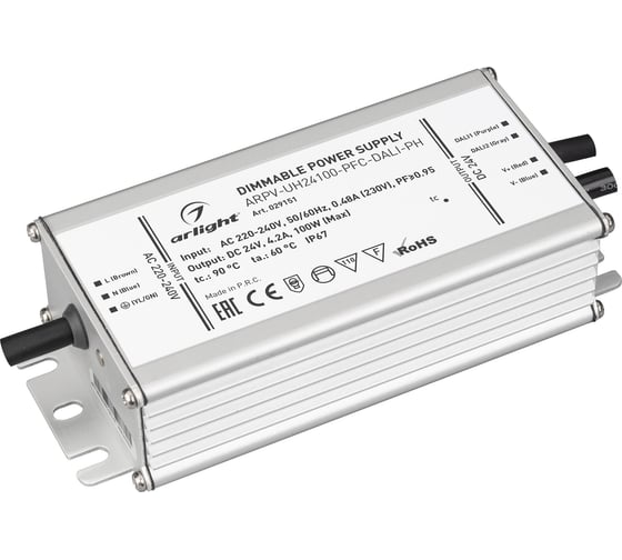 Блок питания Arlight ARPV-UH24100-PFC-DALI-PH 029151
