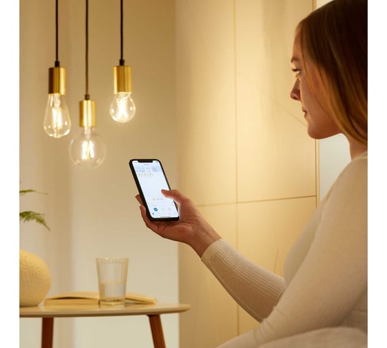 Лампа Wiz Wi-Fi BLE60WST64E27927-65CL1PF/6 929003018601