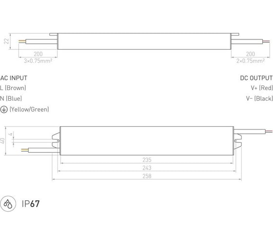 Блок питания Arlight ARPV-12080-SLIM-D 0257441