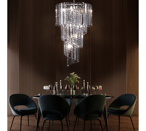 Подвесной светильник MAYTONI Louis 6хE14x40 W RC002PL-12CH