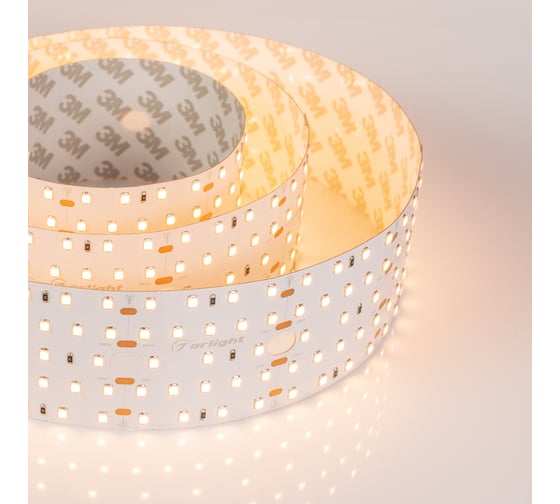 Светодиодная лента Arlight S2-2500 24V Warm 2700K 52mm 5 м 023405