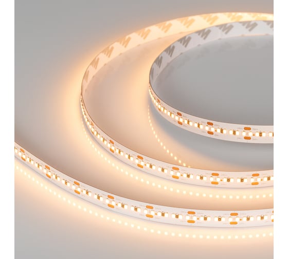Светодиодная лента Arlight MICROLED-5000HP 24V Warm3000 10mm 21.6 Вт/м, IP20 5 м 023590