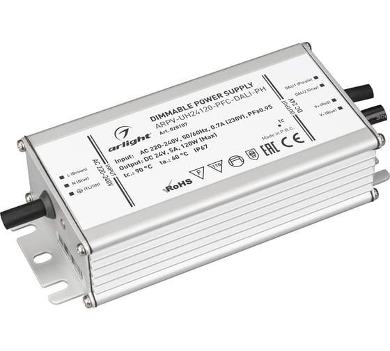 Блок питания Arlight ARPV-UH24120-PFC-DALI-PH 028107 1