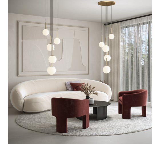 Подвесной светильник MAYTONI Basic form 5хE14x40 W MOD321PL-05G