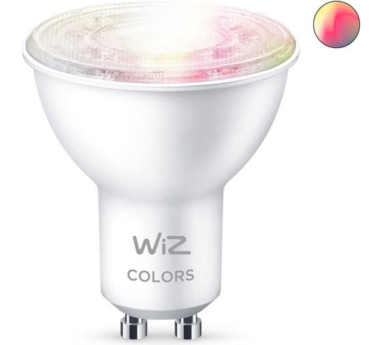 Wi-Fi лампа Wiz BLE 50W GU10 922-65RGB1PF/6 929002448402 1