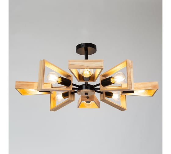 Люстра ARTE LAMP на штанге BRUSSELS A8030PL-8BK