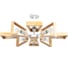 Люстра ARTE LAMP на штанге BRUSSELS A8030PL-8WH 1