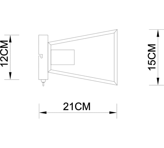Бра ARTE LAMP BRUSSELS A8030AP-1WH