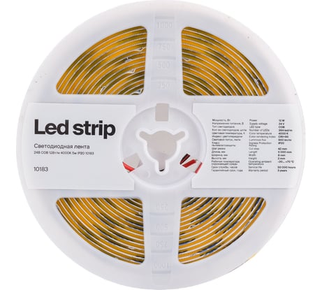 Светодиодная лента MAYTONI Led strip 24V 12W 4000K IP20 10183