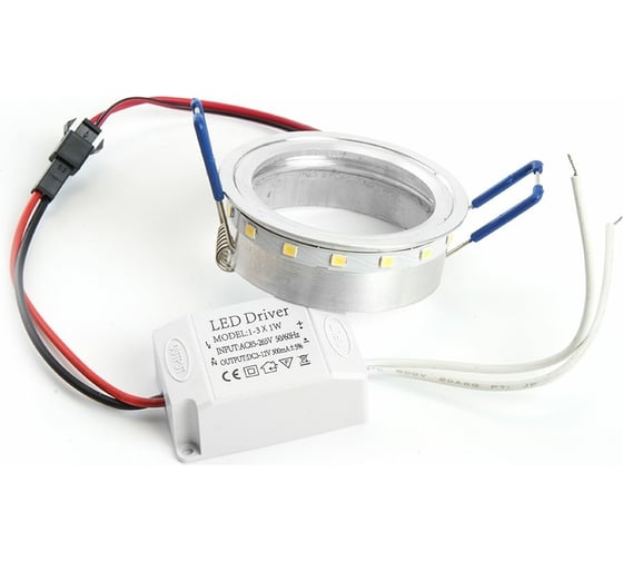 Кольцо с диодами и драйвер для светильников с подсветкой FERON 3W 15LED SMD2835 4000K, LB-1226 28890