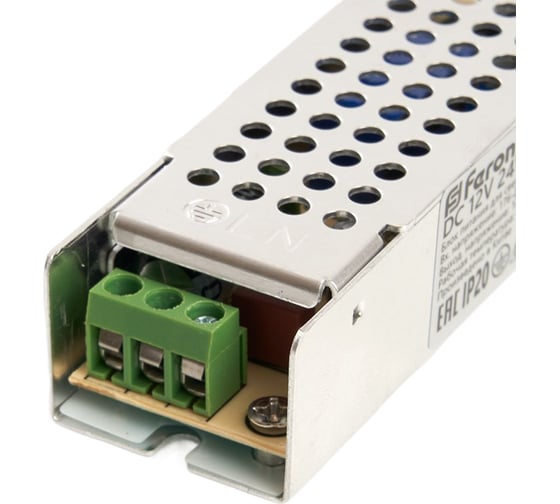 Электронный трансформатор FERON для светодиодной ленты 36W 12V (драйвер), LB009 48007