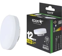 Светодиодная лампа Econ LED GX 12Вт3000K GX53 ES 7812531
