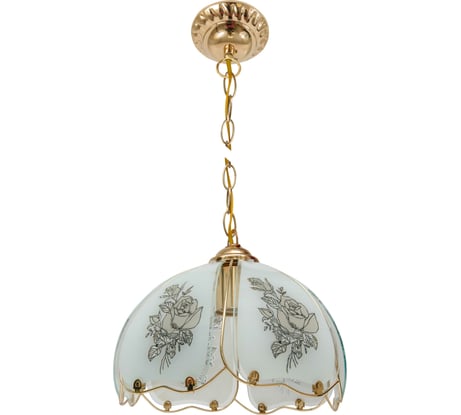 Подвесная люстра De Fran E27 220В 60Вт золото, стекло матовое, SP5-039-1G