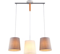 Люстра De Fran E27 220В 3x60Вт белый+ серый, AP-997-3 WT+MIX