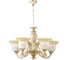 Люстра De Fran Е27 220В 5x40Вт античный кремовый, YP2-3234-5CR 1