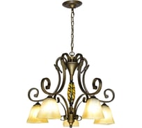 Люстра De Fran Е27 220В 5x40Вт коричневая медь, YL-3342-5BO