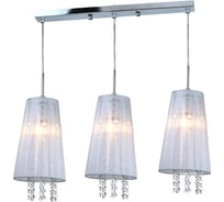Люстра De Fran E27 220В 3x60Вт хром+ белый, AP5-178-3 CR+WT