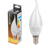 Светодиодная лампа ЮПИТЕР E14 Люкс CА35 7,5 Вт 3000К JP5135-30