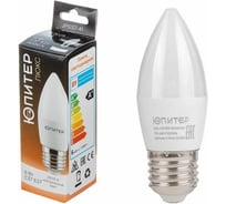 Светодиодная лампа ЮПИТЕР E27 Люкс C37 6 Вт 4000К JP5137-41