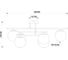 Люстра ARTE LAMP ALCOR A2224PL-6BK 2