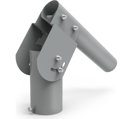 Кронштейн для уличных светильников Gauss 200x205x100мм на трубу до D58мм/консоль D48мм серый 1/2 903265106