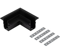 Коннектор ЭРА TRM-R20-CC-B угловой для встраиваемого магнитного шинопровода NOVA TRM-R20 черный, Б0054782