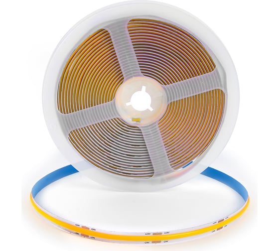 Светодиодная лента FERON 480SMD(2110) 12Вт/м 24V 5000х10х1.8 мм IP20 6500К, LS530 48272
