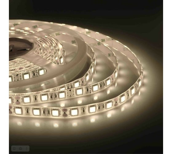 Светодиодная лента Apeyron 12В, СТ, 14,4Вт/м, smd5050, 60д/м, IP65, 700Лм/м 00-527