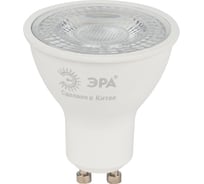 Светодиодная лампочка ЭРА STD LED Lense MR16-8W-827-GU10 GU10 8Вт линзованная софит теплый белый свет, Б0054941