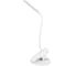 Настольная LED-лампа URM на прищепке с 3 режимами яркости, USB-зарядка, белый D01283 1
