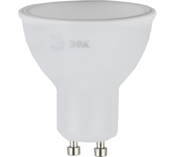Светодиодная лампочка ЭРА STD LED MR16-10W-827-GU10 GU10 10 Вт софит теплый белый свет, Б0057154 1